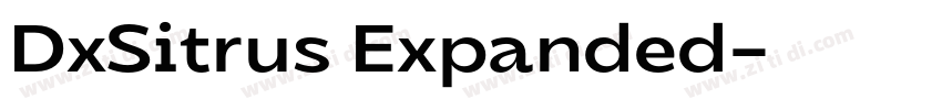 DxSitrus Expanded字体转换